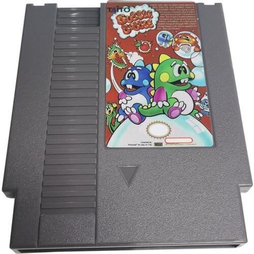 BubbleBobble-Game Cartridge For NES Console 72 Pins 8bit Single card