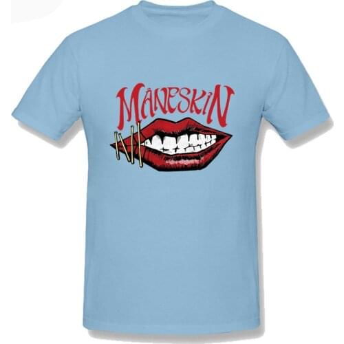 Cool Fashion Måneskin T-Shirt Black Gray Mens T Shirts Fashion Camiseta Masculina Streetwear Maneskin Hip Hop Top Tee XS-3XL