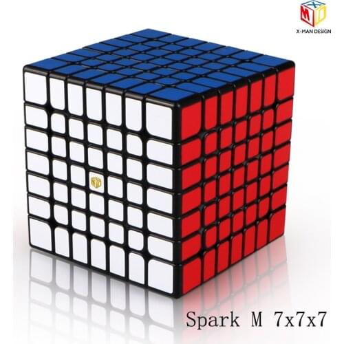 XMD Qiyi X-Man Design Spark and Spark M 7x7x7 Magnetic Cube Professional Mofangge 7x7 Magic Speed Cube Twist Educational Toys
