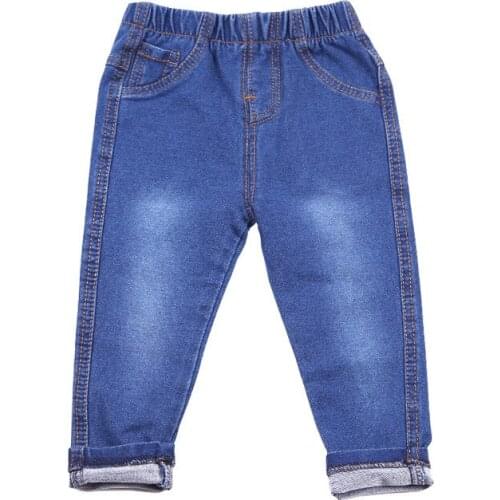 New Girls Jeans Baby Kids Jeans for Children Boys Girls Leggings Kids Skinny Pants Toddler Pants Girls Pants for Boy Girl 1-9Y