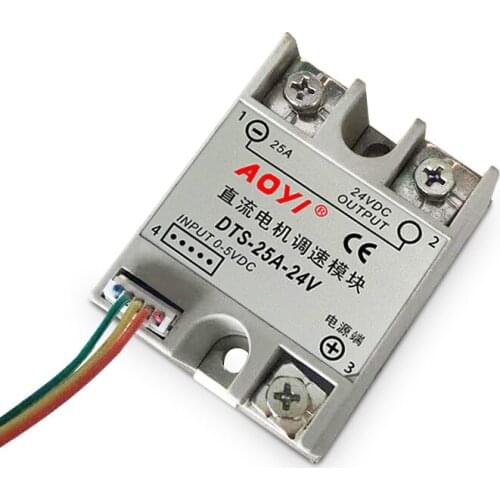 DTS-40A-24V Single-phase Voltage Regulating Module for DC 24V Motor Speed Regulation 25-40A