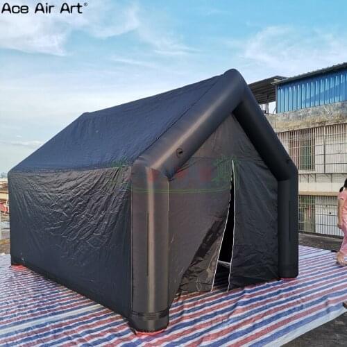 Britain Outdoor Slope Inflatable Cinema Tent Portable And Reuse, Customization And Safe Provide Screen And Free Electric Fan