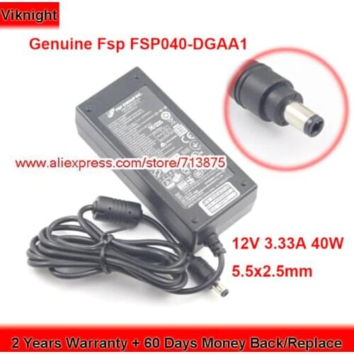 Genuine Fsp FSP040-DGAA1 12V 3.33A AC Adapter for Paloalto PA200 QP-3100 TERMINAL Laptop Power Supply