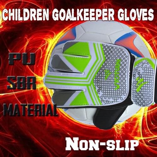 Dropshipping Children Soccer Goalkeeper Gloves Kids Goalkeeper Gloves Football Professional Guante De Portero De Futbol