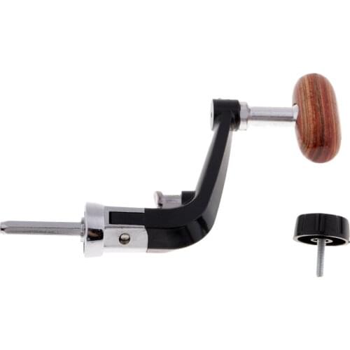 Spinning Reel Rocker Fishing Reel Handle & Wooden Knob for 1000-6000 Series