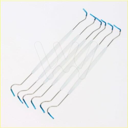 100 PCS Sterilized Disposable Dental Probe Double Ends Explorer Plastic Handle