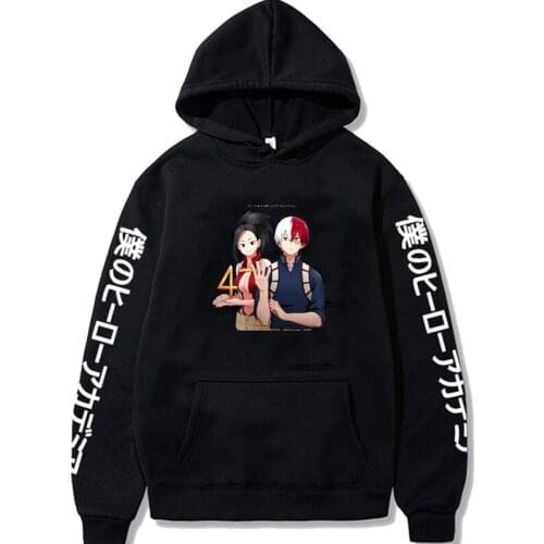 Anime My Hero Academia Hoodies Sweatshirt Men Women Fashion Pullover Casual Oversized Hooded Streetswear Hoodies HipHop Clothes
