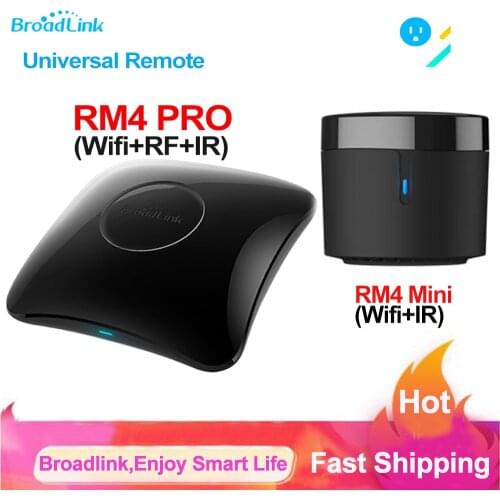 Broadlink RM4 PRO RM4 Mini WIFI IR RF Smart Universal Remote Smart Home Remote Controller TV Work with Alexa Google Home IFTTT