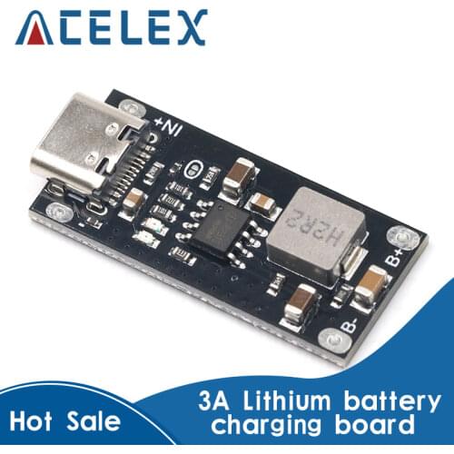 Type-C USB Input High Current 3A Polymer Ternary Lithium Battery Quick Fast Charging Board IP2312 CC/CV Mode 5V To 4.2V