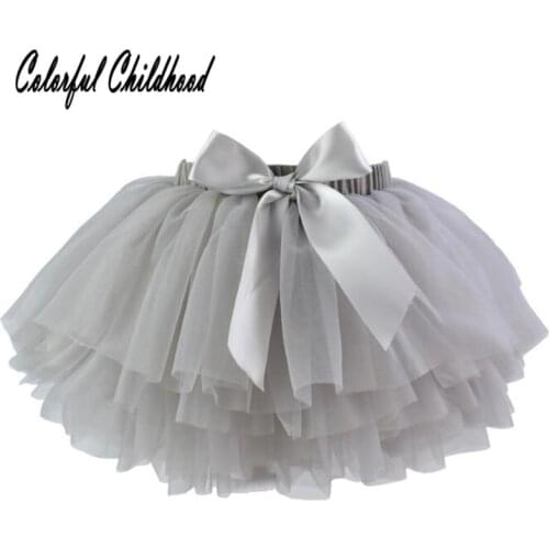 0-3Yrs Baby girls skirt summer cotton mesh skirt children ballet fluffy tulle skirt kids party wedding costumes