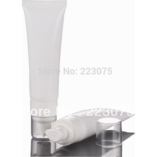 50g vacuum plumbing hose hand cream white soft tube Cosmetic Containers Empty Tubes 5000pcs/lot