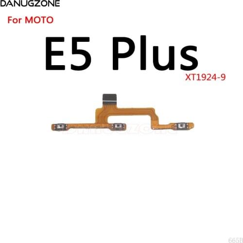 10PCS/Lot For Motorola MOTO E5 Plus XT1924-9 Power Button Switch & Volume Up / Down On / Off Button Flex Cable
