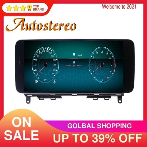 Android 10.0 4+64GB Car GPS Navigation Stereo For Mercedes-Benz GLK GLK 280 300 2008-2014 Auto Muletimedia Player Headunit Radio