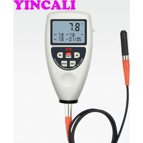 Digital Coating Thickness Gauge AC-110BS Separate Type Thickness Measurement Tester Measures Range 0~1250um Storage 99 sets data
