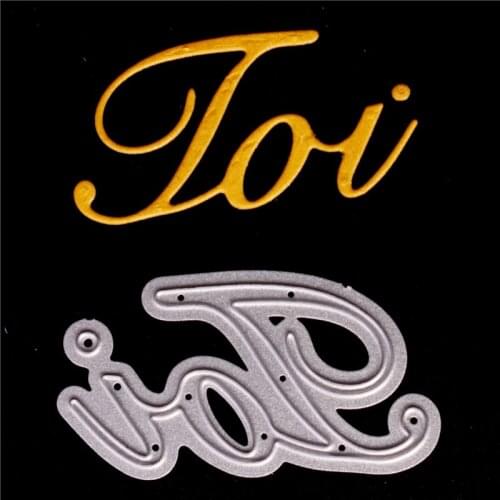 French word Metal Cutting Dies for Diy Scrapbooking Die Cut New Cuts for Paper Card Making Craft Embossing Youtampons