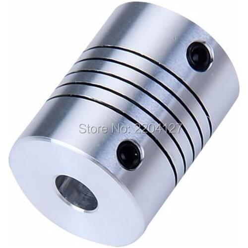 10 pc 5x8mm 5x5mm CNC motor jaw shaft coupler 5mm to 8mm 5mm to 5mm Flexible Coupling OD 19x25mm 3/4/5/6/6.35/7/8/9/10mm