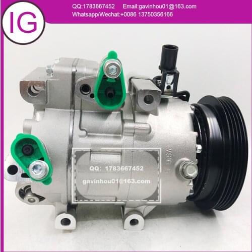 For Free Shipping VS-16 VS16 AC Compressor for Kia rio 5 Hyundai Accent ELANTRA F500CB5AA08 97701-1E001 97701-17511