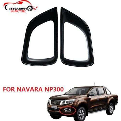CITYCARAUTO NAVARA NP300 FOGLAMP COVER FOG LIGHTS LAMP HOODS FIT FOR NAVARA NP300 2014-2017 CAR