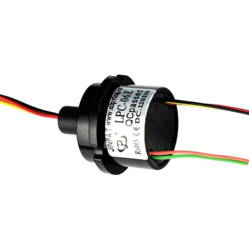 Reliable Jinpat Slip Ring With 6 Circuits Capsule Type Long Operating Life Low Torque For Smart Tight Toys