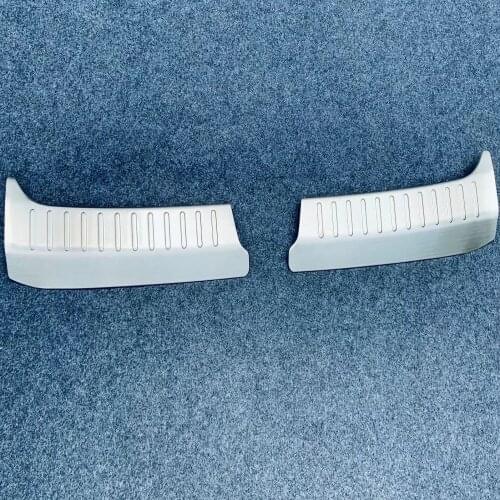 For Nissan Note 2021 2022 Inner Rear Bumper Foot Plate Tail Door Sill Scuff Guard Plate Sticker Accessories Car Styling