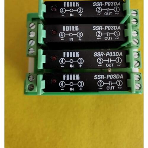 Original imported solid state amplifier Taiwan FOTEK one set SSR-P03N-4P SSR-P03DA