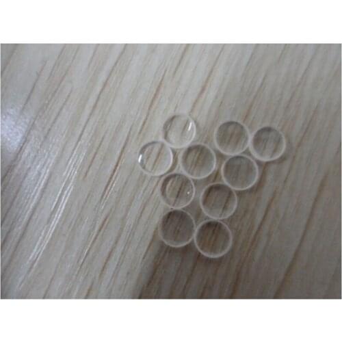 10pcs/Lot 5mm Flat Convex lens 532nm Green for Laser Module Lazer Diode Laser Pointer Laser Torch flashlight glass Focusing lens