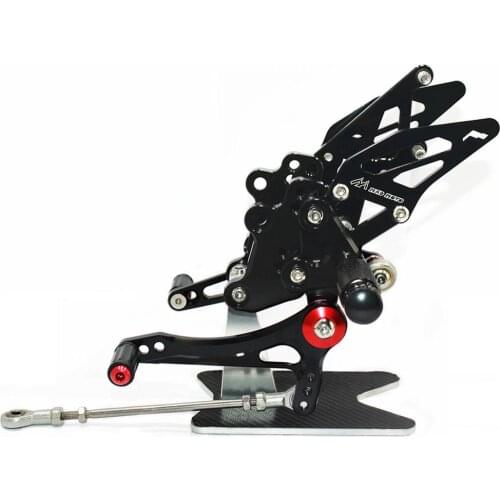 Footrests for kawasaki ninja300r 2013 2014 2015 CNC Adjustable Foot Pegs Rider Rearsets Foot Rest Pedal for Ninja 300R 13 14 15