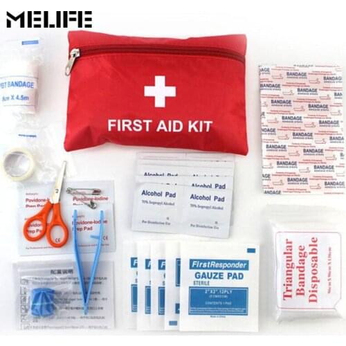 MELIFE Portable Emergency First Aid Kit Pharmaceutical pack Survival Sport Rescue Medical Treatment Outdoor Camping hiking bag