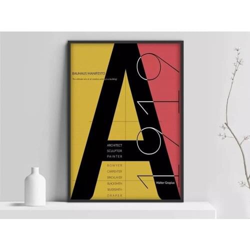 Bauhaus poster, Weimar 1923, Bauhaus Exhibition print, Herbert Bayer poster, Bauhaus Print, Walter gropius, Bauhaus artMatisse