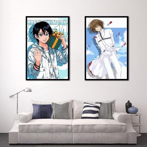 Tennis Prince Poster Anime Posters Canvas Painting Echizen Ryoma Wall Decor Posters Wall Art for Living Room Decor Picture