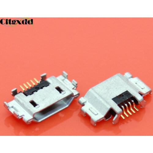 Cltgxdd 2pcs Micro USB connector for Sony Xperia Z2 D6503 D6502 Z3 L55T L50W/T/U L39H LT22 LT26 LT28 Mini USB jack charging port