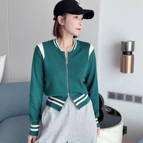 BETHQUENOY Sweter Casacos Femininos Inverno Green Cardigan Sweaters Woman 2021 Sueters De Mujer Zipper Tops Women Winter Clothes