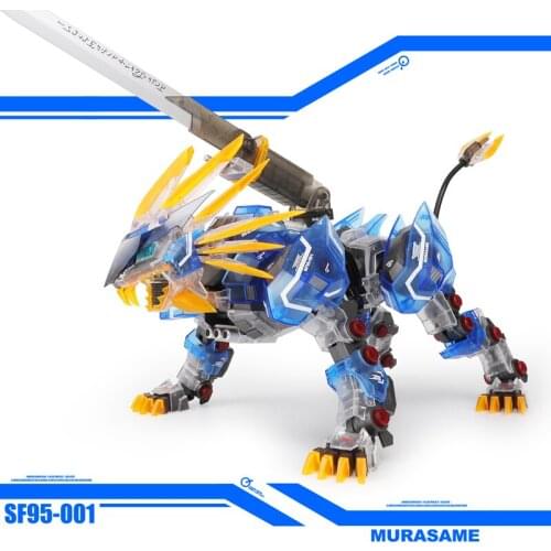 ZA 1/72 SF95-001 ZOIDS MURASAME LIGER Transparent Limited Edition Assembly Model Action Toy Figures Childrens Gifts
