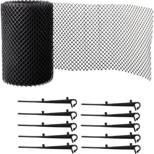 Roof Gutter Guard Mesh Protector Leaf Protection Cover Netting Plastic Gutter Net Overflow Cleaning Tool For Roof Greater