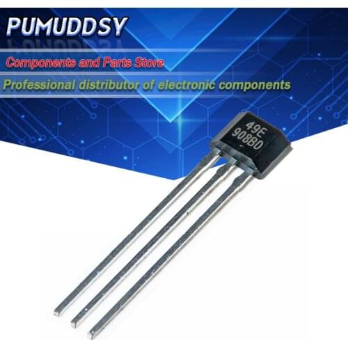 10PCS 49E Hall element OH49E SS49E Hall sensor Hall Effect Sensor new