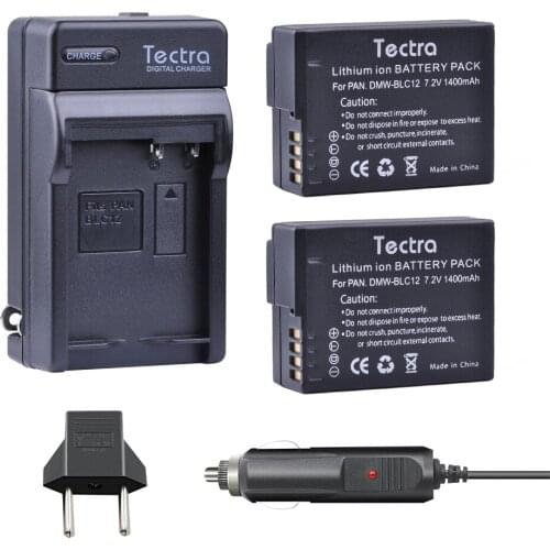 2PCS DMW-BLC12 BLC12E BLC12PP BLC12 Battery+Digital Charger+Car Plug for Panasonic Lumix FZ1000 FZ200 FZ300 G5 G6 G7 GH2 DMC-GX8