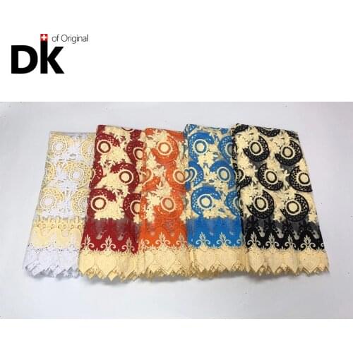 5 Yards Swiss Voile In Switzerland Fabric African Lace Sewing Embroidery Cotton Lace With Stones Net Lace Dry For Party Dress