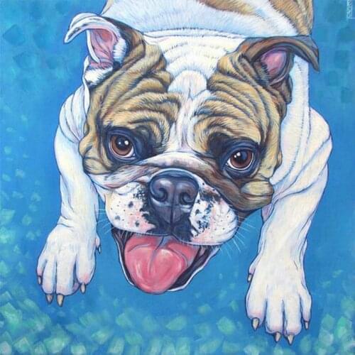 Special offer new animal 5D diamond painting cute dog picture full square drill mosaic 3D home decoration painting