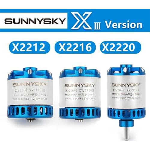 Sunnysky X2212-III X2216-III X2220-III 880/950/1100/1150/1250/1400/2200/2450/2600kv Brushless Motor RC FPV Racing Quadcopter