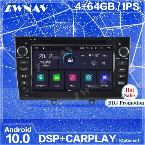Carplay IPS 2 Din Android 10 Screen For Peugeot 301 2013 2014 2015 2016 Auto Audio Radio Stereo Multimedia Player GPS Head Unit