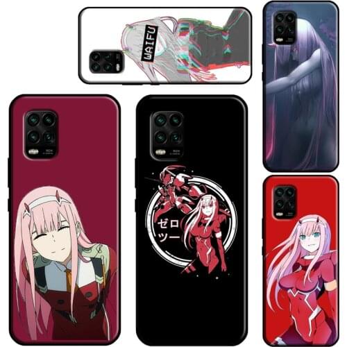 Zero Two Darling in the Franxx Phone Case For Xiaomi Mi 10T Pro 9 10 11 Lite Ultra A3 POCO F3 F1 F2 M3 Pro X3 Soft Cover