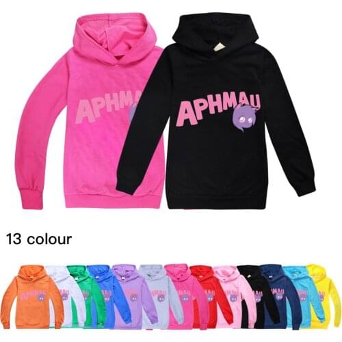 APHMAU Childrens Clothing Girls Hooded Tops Cotton Infant Boy Clothes Toddler Boy Long Sleeve Shirt Teenage Hoodies T Shirts