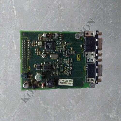 KEB F5 INVERTER COMMUNICATION CARD 2M.F5.280-0028 USED GOOD IN CONDITION