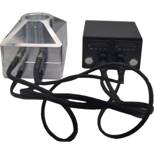 4"x7" rosin press machine heat press plate kit with four heating rod