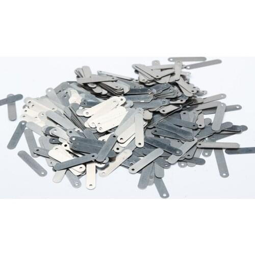 0.15x3x15mm 0.1x5x25mm 18650 lithium battery connect tab nickel plated steel strip spot welding blade R SPCC solder Tabt