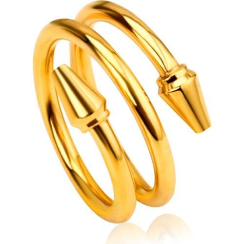 Женские золотые кольца LUXUKISSKIDS China At AliExpress