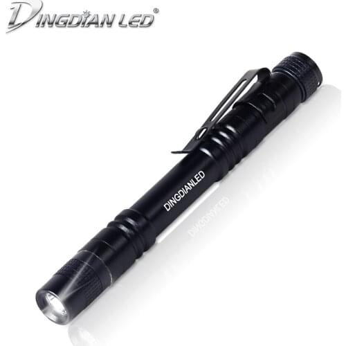 Mini LED Pen Flashlight Easy Carry Camping Light Powerful AAA*2 Battery Torch Waterproof Tactical Flashlight Outdoor Torch Lamp