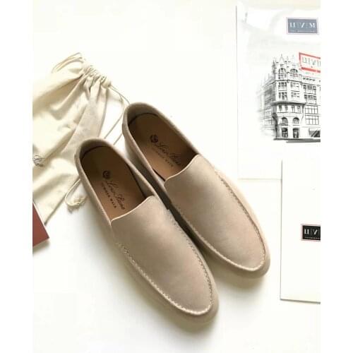 High quality Suede Casual Men Shoes Outdoor Slip On Lazy Loafers Simple Cozy Leisure Mules Multicolor Driving Walk Shoes for Men