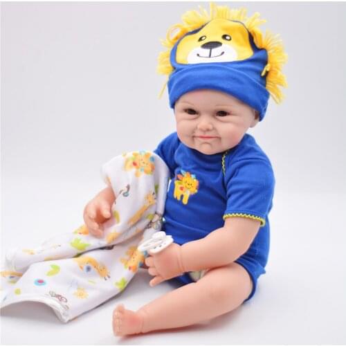 Npkdoll hot sale lifelike 22inch silicone handmade reborn babies doll wholesale bebe dolls Christmas gift for girl baby