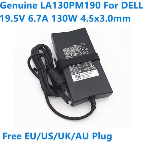 Genuine LA130PM190 130W 19.5V 6.7A 6.67A HA130PM160 AC Adapter For Dell XPS 15 9530 9550 LA130PM121 Laptop Power Supply Charger